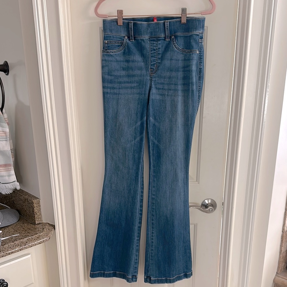 SPANX Blue Flare Jeans